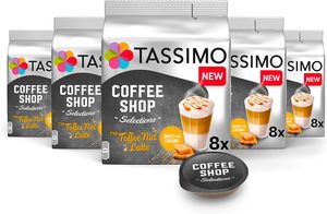 กาแฟแคปซูล ทัสซิโม คอกกีฟ ช็อป ซีเล็คชั่นส์ รสท๊อฟฟี่นัท ลาเต้ แพ็ค 8 ซอง (แพ็ค 5 กล่อง รวม 40 แก้ว) - Product Image 4