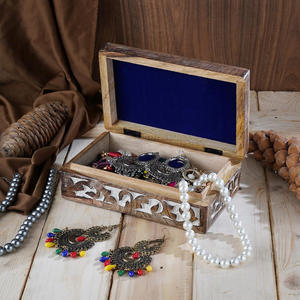 Joyero Decorativo Madera Árbol DE LA Vida Diseño Blanco Quemado Color Mango Caja de Madera para Uso Multiusos a Precio Mayorista - Product Image 4