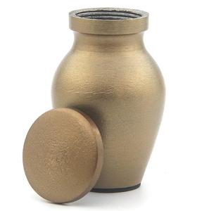 Urnas de recuerdo de cremación de Metal de alta calidad personalizadas, precio al por mayor, urnas funerarias, recuerdo de entierro para cenizas con caja de terciopelo - Product Image 4