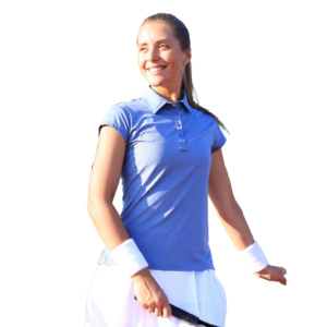 Polos de tennis pour femmes personnalisés de haute qualité jupe de base de tennis Pickleball vêtements de golf Logo brodé vêtements de tennis pour femmes - Product Image 3