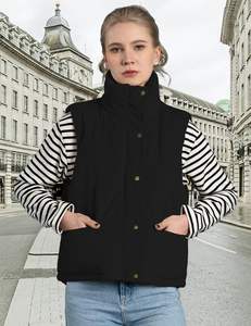 Gilet matelassé sans manches antibactérien à capuche de haute qualité et tendance, design avant coupe-vent, vêtements d'extérieur pour hommes, été - Product Image 5