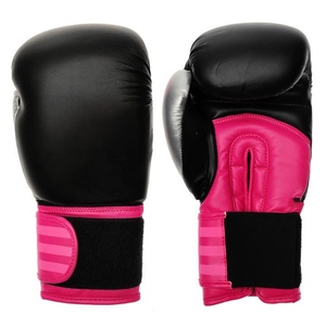 Guantes de Boxeo Profesionales de Cuero Vacuno Genuino, Cómodos y Duraderos, con Cierre y Diseño de Dedos Completos, Personalizables - Product Image 1