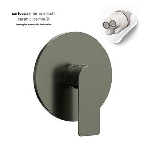 Sprint ชุดเครื่องผสมน้ำฝักบัวแบบก้านเดียวติดผนังแบบ1ทิศทาง, กล่องใส่ปืนสีโลหะติดตั้งในตัวอุปกรณ์เสริมก๊อกน้ำในห้องน้ำ - Product Image 3