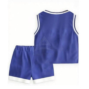 Uniforme de basket-ball pour enfants en tissu extensible confortable, coutures durables, idéal pour l'entraînement quotidien et les matchs - Product Image 6