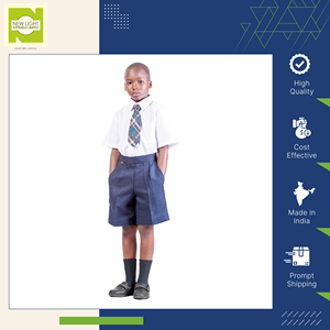 Posible logotipo personalizado para los pantalones cortos escolares para niños más vendidos de excelente calidad de proveedor indio a un precio mínimo - Product Image 2