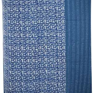 Cubrecama Kantha 100% Algodón, Estampado en Bloques, Teñido a Mano, Hecho a Mano, para Uso Doméstico, Suministro Directo de Fábrica - Product Image 2