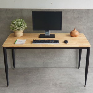 โต๊ะทำงานไม้ยางพารา CONE II System HBCN029 ขนาด 140x70 ซม. ขาเหล็ก เฟอร์นิเจอร์สำนักงานทันสมัยและมินิมอล - โต๊ะคอมพิวเตอร์ - Product Image 5