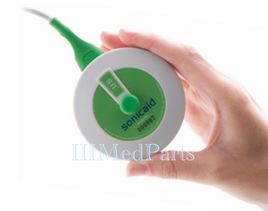 Sonde fœtale verte Sonicaid ACC-OBS-008, transducteur à ultrasons pour moniteur Team / Team Duo Oxford Huntleigh - Product Image 1