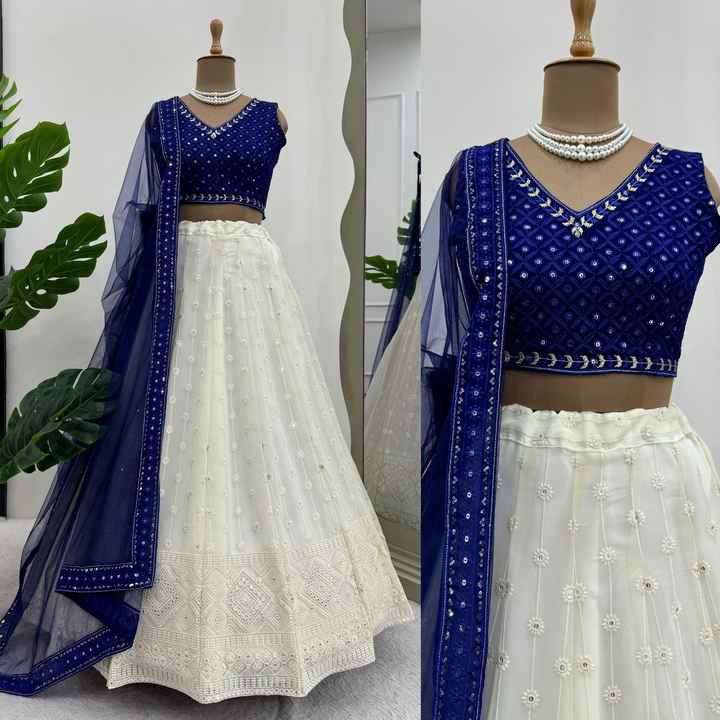 Modern Designed Indian Lehengha Choli Elegant Lace Modest Style 3D Wholesale Prices Wedding Party Wear Direct Exported India