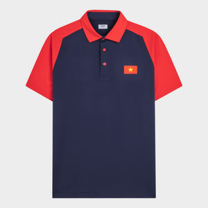 Aristino เสื้อกอล์ฟผู้ชายดีไซน์สีทึบผ้าสักหลาด88% ลำลองผ้าสักหลาด12% ผ้าสแปนเด็กซ์ - Product Image 1