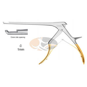 JACKBILLY Love Kerrison Rongeur Punch instrumento gran apertura de mordida 15mm 1mm Tamaño de mordida quirúrgico ortopédico hecho de acero inoxidable - Product Image 1