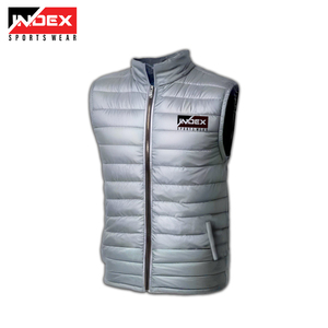 Nuevo Diseño de Moda de invierno con logotipo personalizado, calentador de cuerpo de invierno hinchado, chaleco para hombre con cuello levantado, chaquetas acolchadas sin mangas - Product Image 2