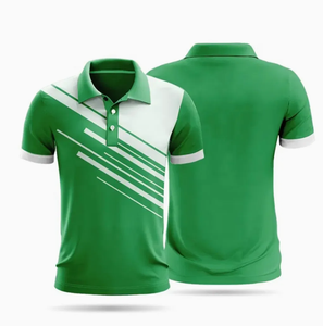Equipo de golf para hombres y mujeres al por mayor para Polo Logotipo de impresión personalizado mezcla de algodón y poliéster suave cuentas cortas en relieve sólido - Product Image 5