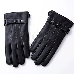 Gants en cuir tendance pour hommes et femmes, gants luxueux, cuir véritable doux, gants d'hiver super confortables - Product Image 6