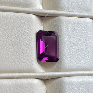 Rodolita natural granate Octágono Esmeralda corte piedras preciosas sueltas facetadas IGI certificado para la fabricación de joyas - Product Image 3