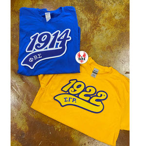 ซิกมาแกมมาโรโซโรรีตี้เสื้อยืดผ้าฝ้ายปักลายสำหรับผู้หญิง |   เสื้อเจอร์ซีย์ผ้าฝ้ายโพลีเอสเตอร์ปักลาย SGRho Sorority สำหรับสุภาพสตรีสั่งทำพิเศษ - Product Image 3