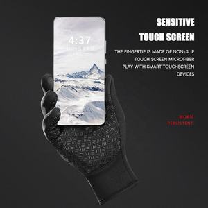 Nouveaux gants d'hiver pour hommes, chauds, compatibles avec les écrans tactiles, pour la pêche sportive, résistants aux éclaboussures, pour le ski, le cyclisme, le snowboard, antidérapants, avec fermeture éclair, à doigts séparés - Product Image 3