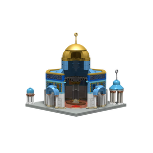 Venta al por mayor de alta calidad Unisex multicolor ABS islámico juguete educativo para niños musulmanes TAKVA Kids Dome of the Rock Masjid al-Aqsa - Product Image 5