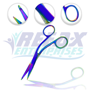 Faire propre meilleur fournisseur en acier inoxydable bonne vente soins des plaies utiliser des ciseaux à pansement chirurgical par REEAX ENTREPRISES - Product Image 4