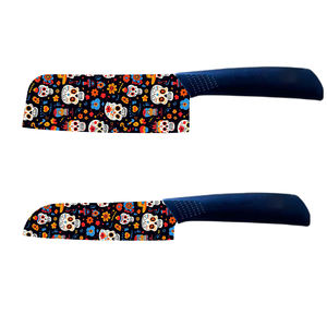 Vente flash Couteau de chef professionnel 2 ensembles Ensemble de couteaux en céramique avec manche en plastique pour la cuisine à domicile Prix d'usine Livraison rapide - Product Image 1