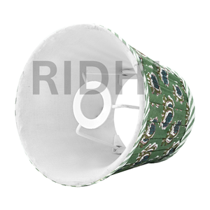 Abat-jour en coton fait main, écologique et luxueux Ridhi, avec motif floral, pour lampes de table/sol/suspendues/plafond d'intérieur - Product Image 4