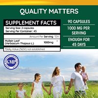Capsules de supplément de pilules de poumon de feuille de molène de marque privée personnalisées