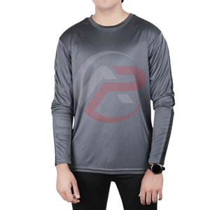 เสื้อยืดแขนยาวเต็มตัวสำหรับผู้ชายสำหรับผู้ชายเสื้อพิมพ์ลายแบบกำหนดเองและโลโก้ได้ตามต้องการ - Product Image 4