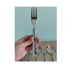 Cuillère à dessert en acier unique pour les restaurants crème glacée et dessert utilisation alimentaire et poignée en résine articles au design unique - Product Image 5