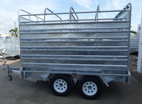 10×6 Cages galvanisées pour bétail, disponibles en stock, pour bovins, ovins, caprins, porcins, 2 800 kg