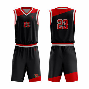 Maillot de basket-ball 100% polyester pour jeunes, uniforme de basket-ball pour l'entraînement sportif, sublimation - Product Image 3