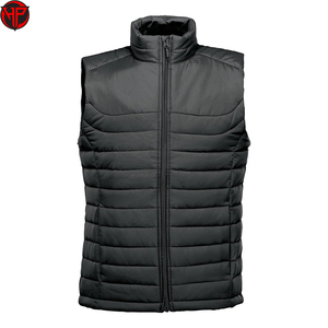 Gilet matelassé personnalisé avec logo pour homme et femme, léger, coupe-vent d'hiver, avec poche, de haute qualité - Product Image 3