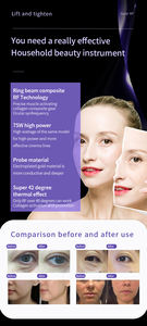 Máquina de Belleza Antienvejecimiento para Uso Doméstico, Pantalla Táctil 9 en 1, Reafirmante, Lifting Facial, Masajeador de Piel para Ojos y Rostro - Product Image 2