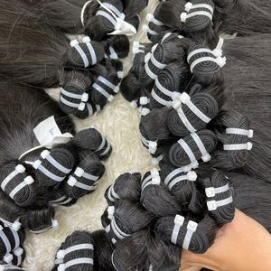 High Quality Natural Straight Virgin Weft Vietnamese Hair Dark Brown for <b>Toupee</b> Base Short Wigs 150% Density 10"-14" Women - Product Image 2