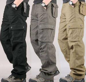 Pantalon Cargo Tactique pour Homme Pantalon de Travail Léger avec Poches Multifonctionnelles pour la Randonnée - Product Image 3