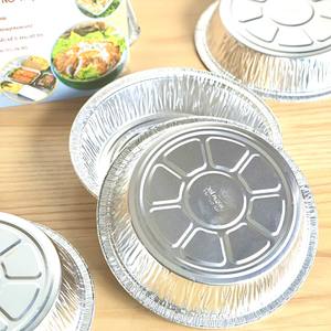Le papier d'aluminium rond jetable couvre la nourriture 6 pouces de récipient d'aluminium de bonne qualité de catégorie - Product Image 5