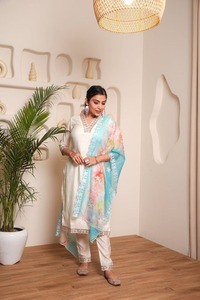 Best Quality Smart Casual Cotton Printed Kurti Embroidery <b>Dress</b> Salwar for Women Indian <b>Pakistani</b> Clothing Trusted Exporter - Product Image 5