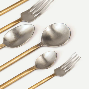 ชุดช้อนส้อมโลหะทำมือสำหรับงานแต่งงานร้านอาหารโรงแรมใช้ภายในบ้าน - Product Image 3