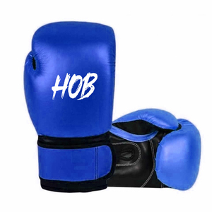 Guantes de boxeo de cuero PU profesionales con etiqueta privada impresa personalizada para entrenamiento. - Product Image 6