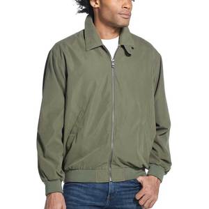 Chaqueta de Golf de Nailon Personalizada de Alta Calidad para Hombre, Talla Grande, Impermeable, con Cuello Alto, Cortavientos, para Primavera, Prendas Exteriores Delgadas - Product Image 1