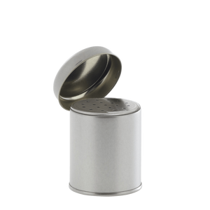 <b>Spice</b> <b>Jars</b> 56/65 Silver 135 ml with Metal Shaker Insert - Product Image 1