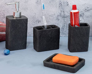 Ensemble de salle de bain quatre pièces en résine design de haute qualité Design unique de lave-mains au meilleur prix directement de l'Inde - Product Image 1