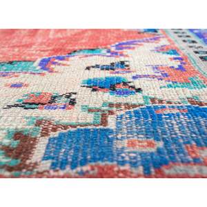 Tapis en laine noué à la main de grande taille, motif médaillon rouge et orange, pour salon, couloir rectangulaire - Pae-2859 - Product Image 3