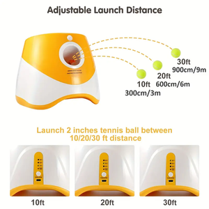 Giocattolo interattivo per animali domestici, lancio automatico di palline da Tennis per lanciare palline da Tennis per cani - Product Image 3
