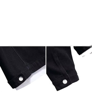 Wholesale <b>Vintage</b> Street Style Men's & Women's Slim Fit Denim <b>Jacket</b> Casual Daily Outerwear with OEM Orders - Product Image 4