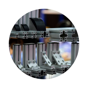 Vente en gros de profilés d'extrusion d'aluminium personnalisés Service OEM 6000 Series T5/T6 Finition anodisée enduite de poudre Usine du Vietnam - Product Image 1