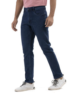 Jeans en tissu de coton Spandex respirant solide à la mode pour hommes meilleure qualité OEM service personnalisé Offre Spéciale coupe régulière printemps - Product Image 5