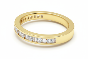 Anillos con Múltiples Diamantes para Mujer, Diamantes Naturales y Cultivados en Laboratorio - Product Image 3
