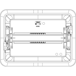 Quadro Elettrico a Incasso Vimar V53112 IP40 in Plastica, Design Minimalista, Facile Installazione - Product Image 3
