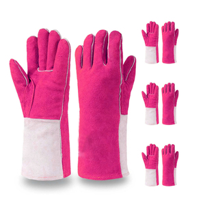 ถุงมือทำงานเชื่อมหนังแบบเต็มเมล็ดทนความร้อนถุงมือทำงานสำหรับช่างเชื่อม - Product Image 1