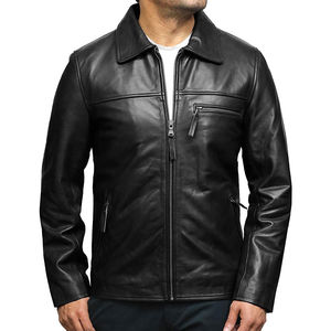 Chaqueta de Cuero de Invierno para Hombre de Alta Calidad con Cuello Alto, Mangas Largas, Impermeable, Transpirable y Personalizable, Top Ventas - Product Image 3